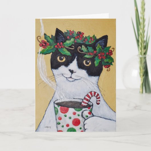 Urlaubsalibi  feiertagskarte (Vorderseite)