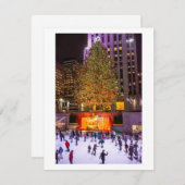 Urlaubsattel Feiertagskarte (Vorne/Hinten)