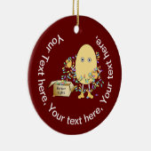 Urlaubsbeleuchtung Keramik Ornament (Rechts)