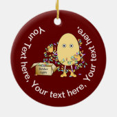 Urlaubsbeleuchtung Keramik Ornament (Hinten)