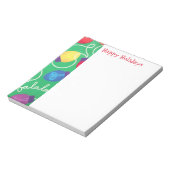 Urlaubsbeleuchtung Notizblock (Rotiert)