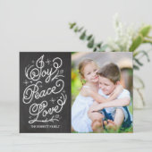 Urlaubsbriefe Fotokarte Feiertagskarte (Stehend Vorderseite)