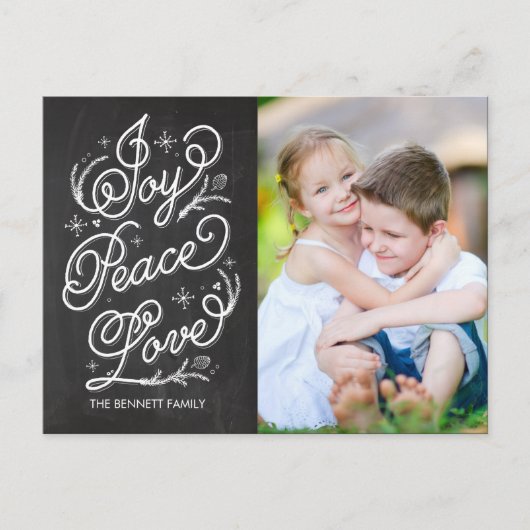 Urlaubsbriefe Fotokarte Postkarte (Vorderseite)