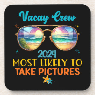 Urlaubscrew 2024 getränkeuntersetzer