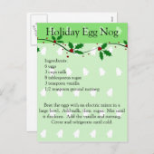 Urlaubseig Nog Rezept Postkarte (Vorne/Hinten)