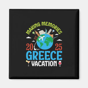 Urlaubserinnerungen in Griechenland 2025 Reise Paa Magnet