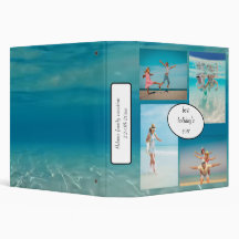 Urlaubsfamilie Foto Collage