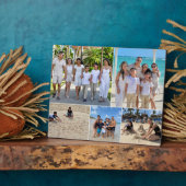 Urlaubsfamilie Foto Collage 5 Bilder Fotoplatte (Seite)
