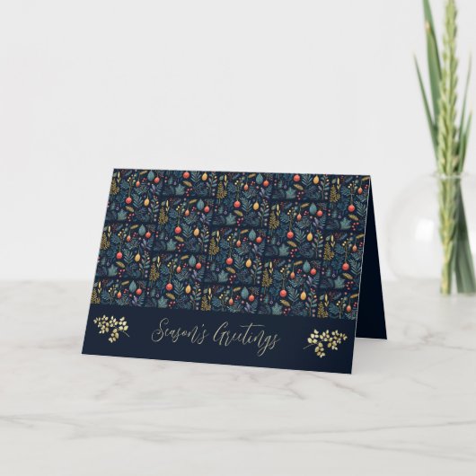 Urlaubsfolien Feiertagskarte (Vorderseite)