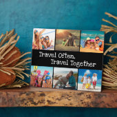 Urlaubsfoto-Collage Reisen oft zusammen Fotoplatte (Seite)