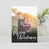 Urlaubsfotokarte | Frohe Weihnachten 4 (Stehend Vorderseite)