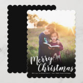 Urlaubsfotokarte | Frohe Weihnachten 4 (Vorne/Hinten)