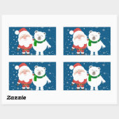 Urlaubsfreunde Rechteckiger Aufkleber (Blatt)