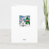 Urlaubsgast Feiertagskarte (Rückseite)