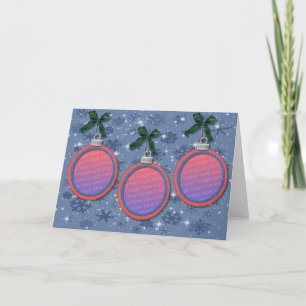 Urlaubsgeschirr Foto Frame Card Feiertagskarte