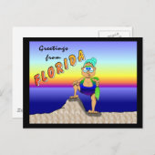 Urlaubsgladys Postkarte (Vorne/Hinten)