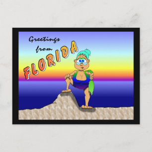 Urlaubsgladys Postkarte