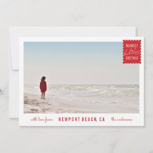 Urlaubsgrüße Foto-Karte Feiertagskarte