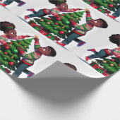 Urlaubsharmonie Geschenkpapier (Ecke)