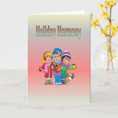 Urlaubsharmonie Karte (Gelbe Blume)