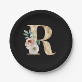 Urlaubsinitiative für Winterferien Buchstabe R Pappteller