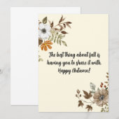 Urlaubskarte Dankeskarte (Vorne/Hinten)