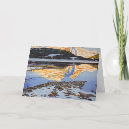 Urlaubskarte "Early Snow in Kananaskis" Feiertagskarte