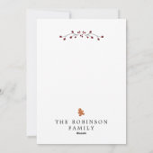 Urlaubskarte Feiertagskarte (Rückseite)