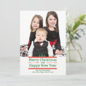 Urlaubskarte Foto Feiertagskarte (Stehend Vorderseite)