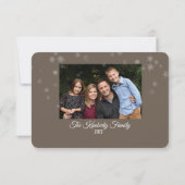 Urlaubskarte - Freude verteilen Einladung (Rückseite)