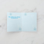 Urlaubskarte : Frohe Weihnachten und Glück im neue (Innenseite)