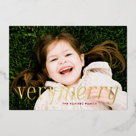 Urlaubskarte für sehr gute Fohlen Folien Feiertagskarte