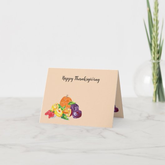 Urlaubskarte G: Seliger Erntedank Feiertagskarte (Vorderseite)