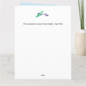 Urlaubskarte G : Weihnachten Karte (Rückseite)