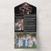 Urlaubskarte mit Fotos All In One Einladung (Innen Boden)