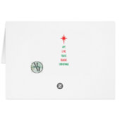 Urlaubskarte Personalisiert 12x18 Urlaubskarte (Rückseite Horizontal)