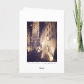 Urlaubskarte - Rockefeller Center - NYC Feiertagskarte (Rückseite)