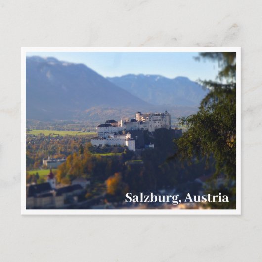 Urlaubskarte - Salzburg, Österreich Feiertagspostkarte (Vorderseite)