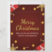 Urlaubskarten Feiertagskarte (Rückseite)