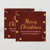 Urlaubskarten Feiertagskarte (Vorne/Hinten)