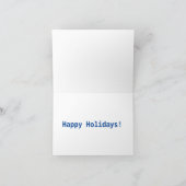 Urlaubskarten Feiertagskarte (Innenseite)