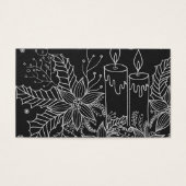 Urlaubskartenzertifikat Einfach Schwarz-weiß (Vorderseite)