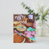 Urlaubsküche Einladung (Stehend Vorderseite)