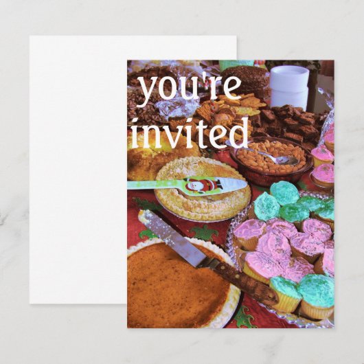 Urlaubsküche Einladung (Vorne/Hinten)