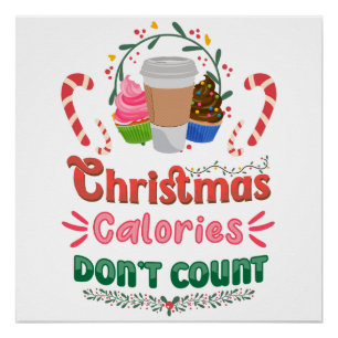 Urlaubskürzungsdatei Funny Christmas Shirt Poster
