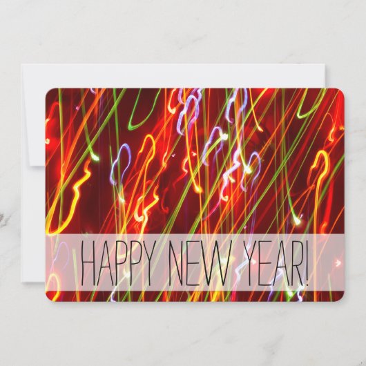 Urlaubslicht Silvester Party Einladung (Vorderseite)