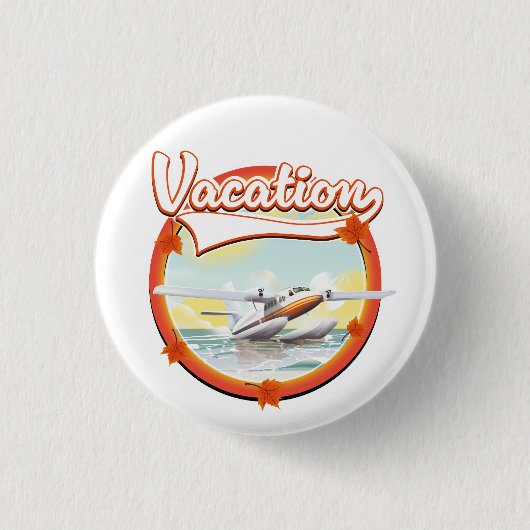 Urlaubslogo Button (Vorderseite)