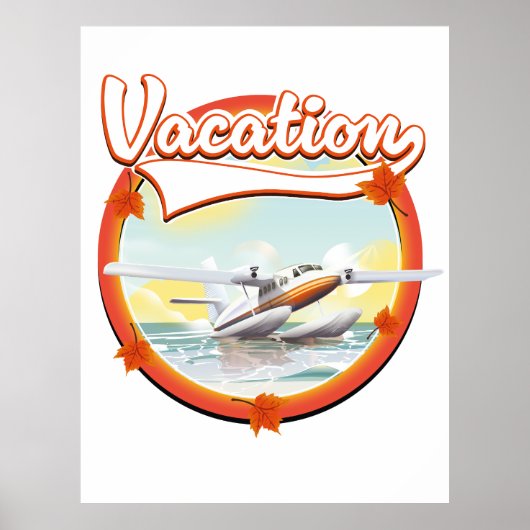 Urlaubslogo Poster (Vorne)