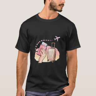 Urlaubsluft Gepäck Fertig zum Abflug Mädchen-Tri T-Shirt