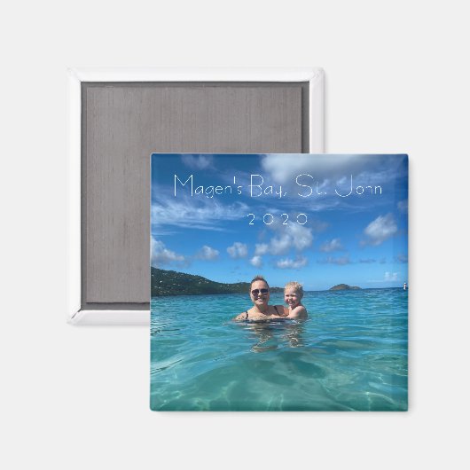 Urlaubsmagnet Magnet (Vorderseite/Rückseite)